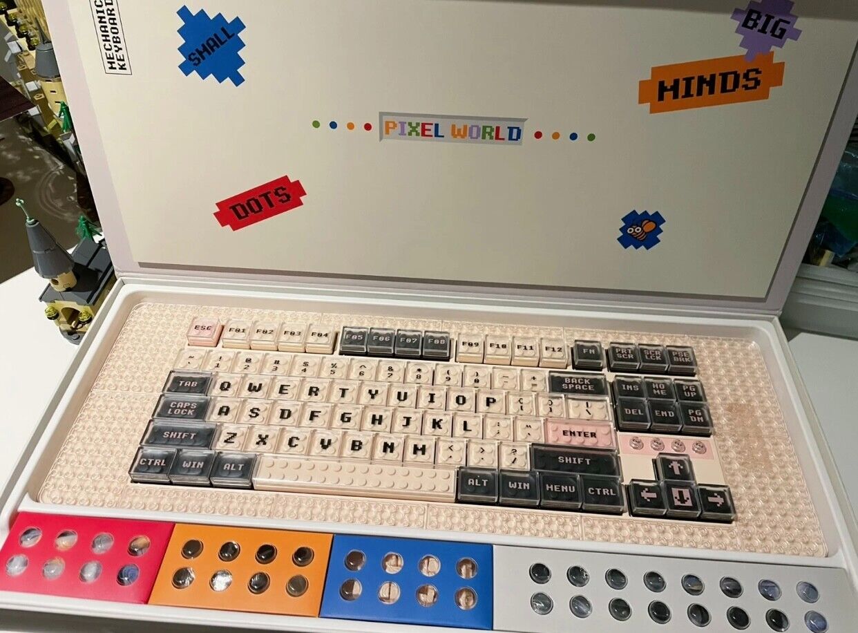 MelGeek Pixel, World’s First LEGO Brick-compatible Mechanical Keyboard - NEW