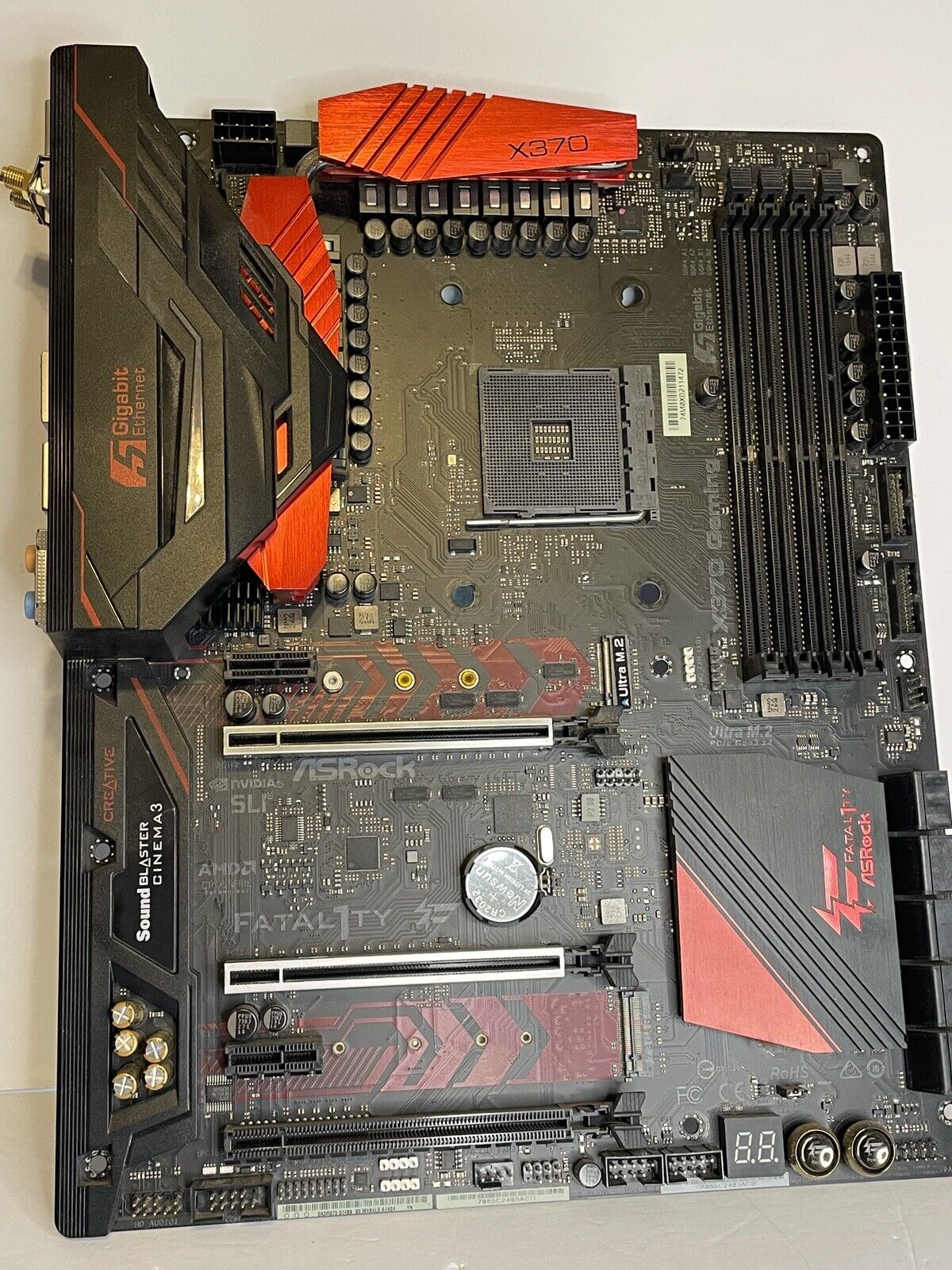 ASRock Fatal1ty X370 GAMING X AM4 Ryzen DDR4 ATX Motherboard