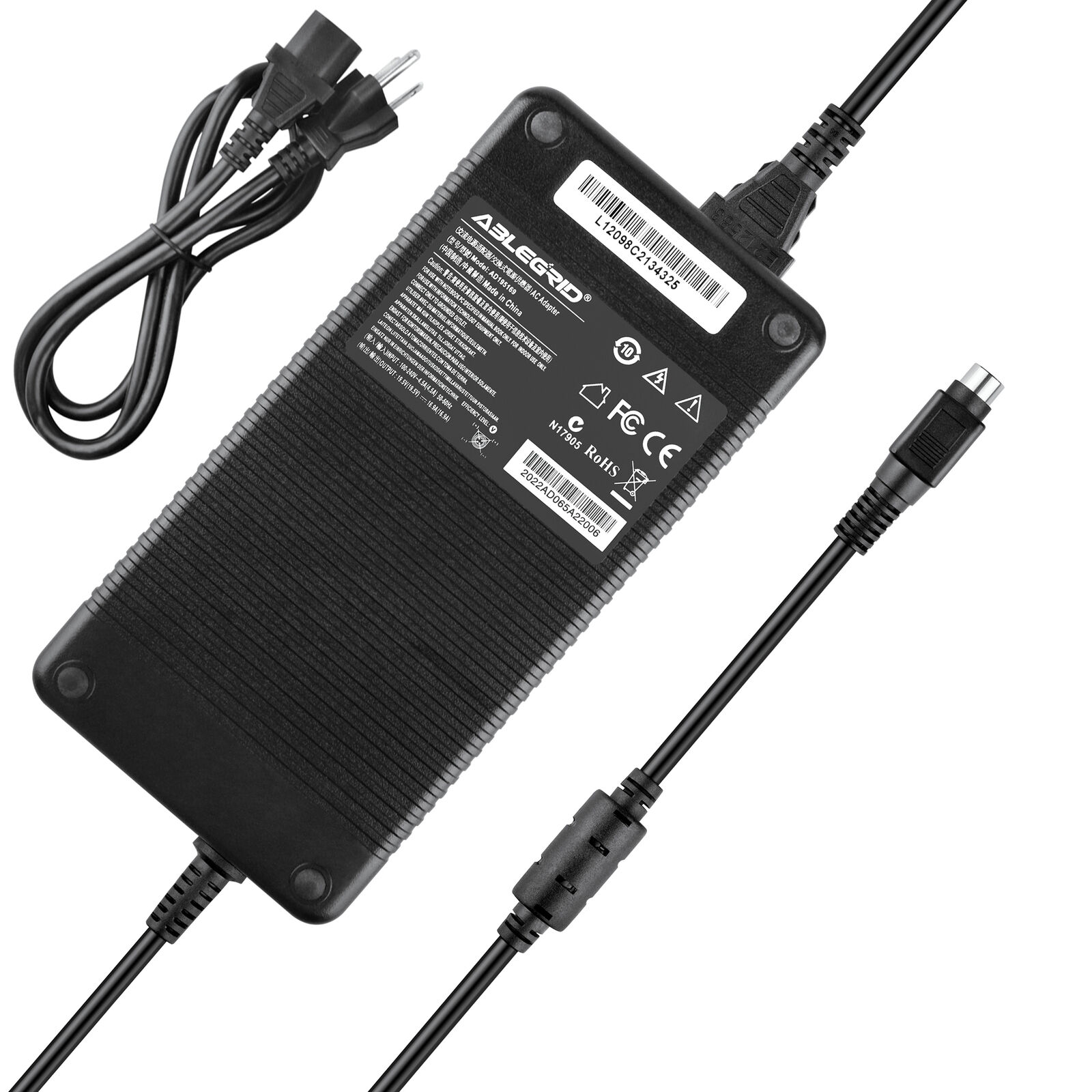 330W AC Adapter Charger For MSI Trident 3 8SC-439US Laptop 4 HOLE Power Cord PSU