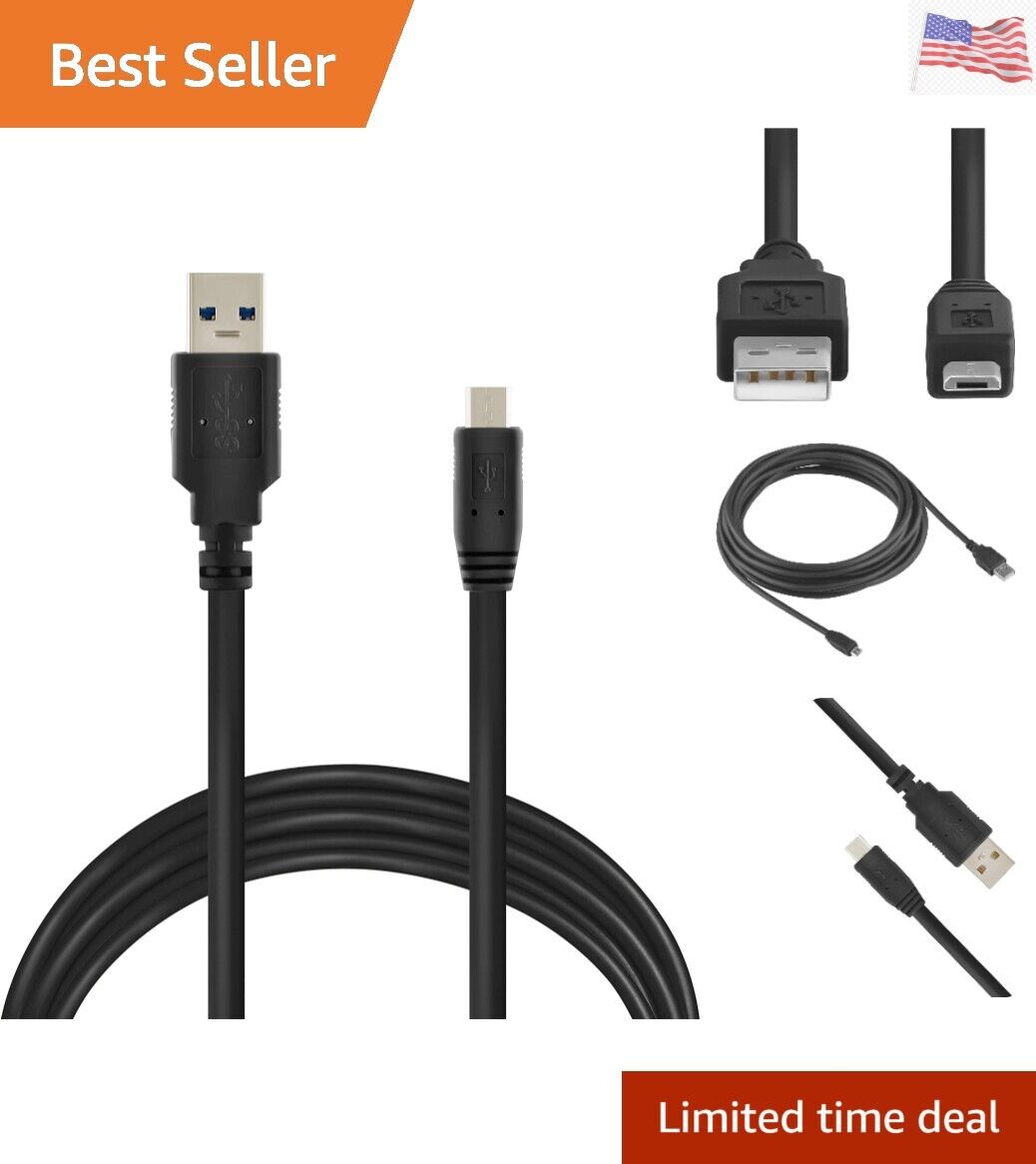 20-Foot Micro USB - USB-A to Micro-B - Cable Compatible with Kindle, Most , S...