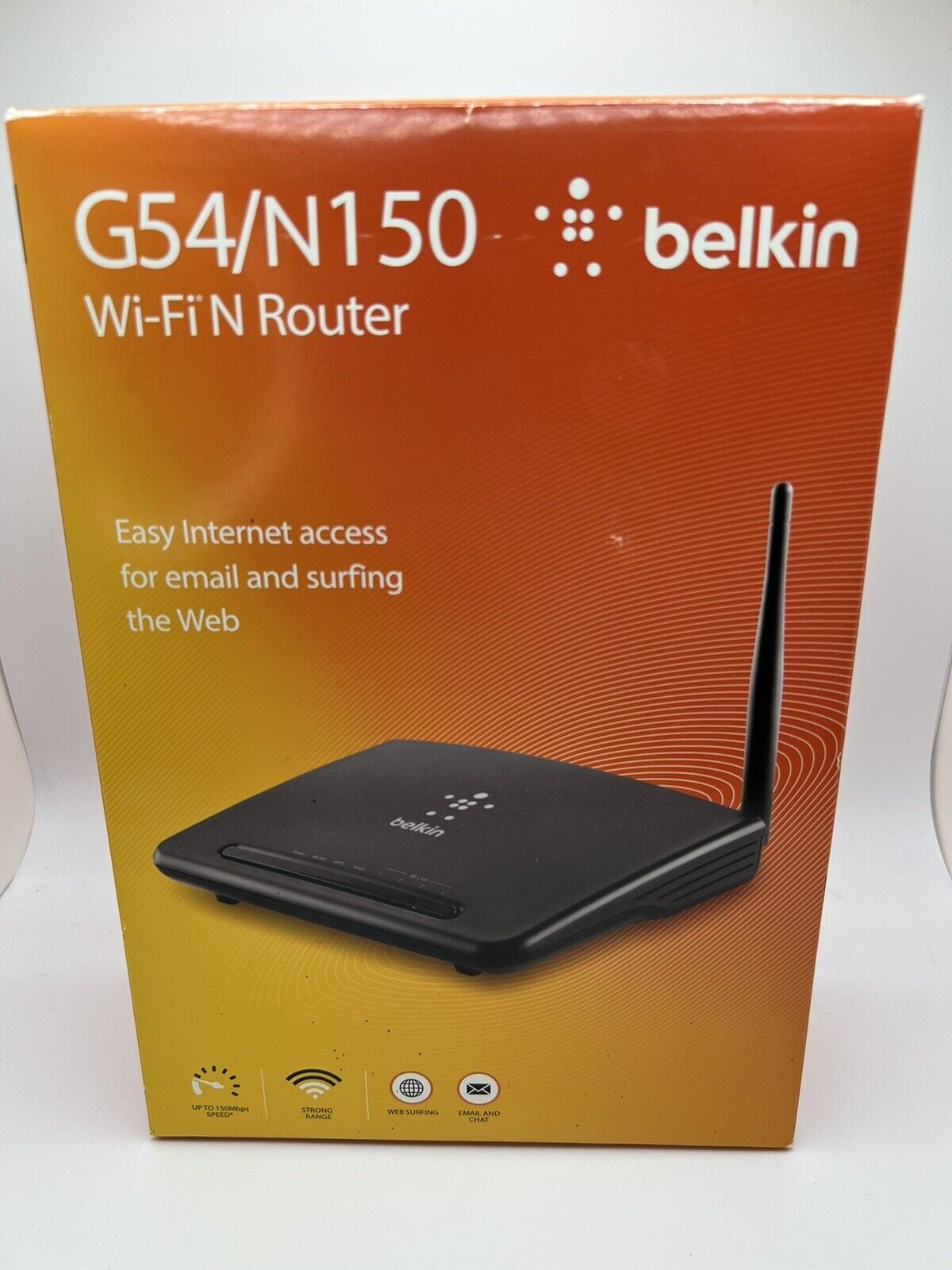 New Netgear G54/N150 Wireless Router Belkin WiFi 150 MBPS 2.4 Ghz Strong Range