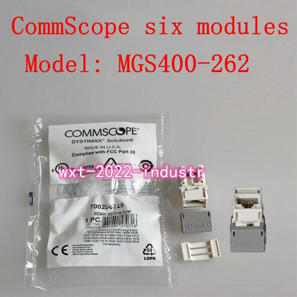 QTY:10 CommScope six types of network information module RJ45CAT6 MGS400-262