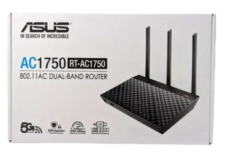 ASUS AC1750 WiFi Router (RT-ACRH18) DUAL BAND WIRELESS INTERNET ROUTER