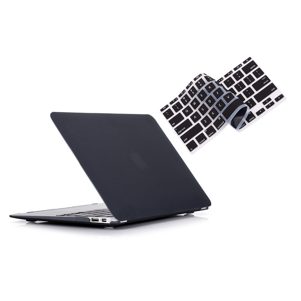 Plastic Hard Case Shell & Keyboard Cover For Apple MacBook Air 13 A1466  A1369