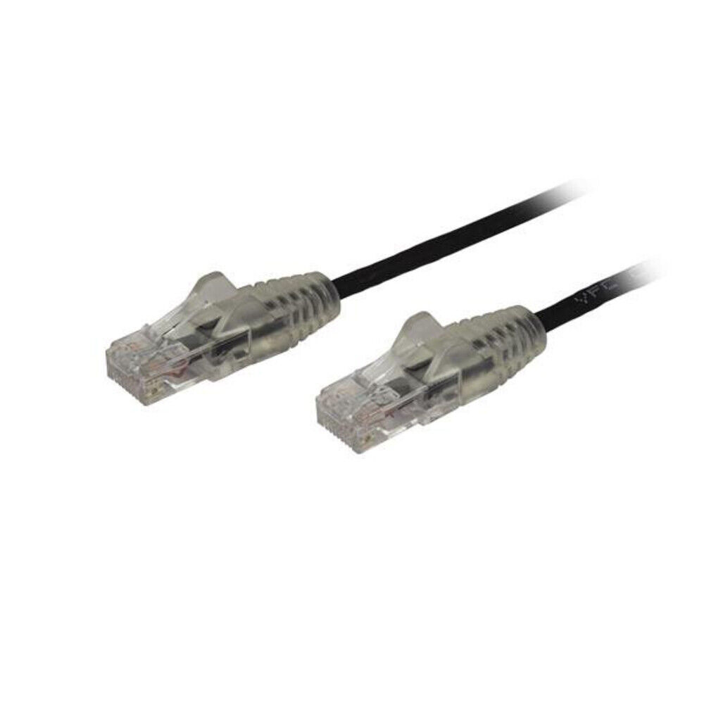Startech.com N6PAT6BKS Slim Cat6 Cable - 36% Thinner than Standard Cat 6