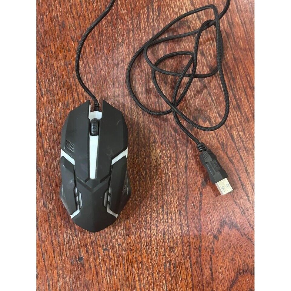 Youse Black Wired Gaming Computer Mouse YU1538