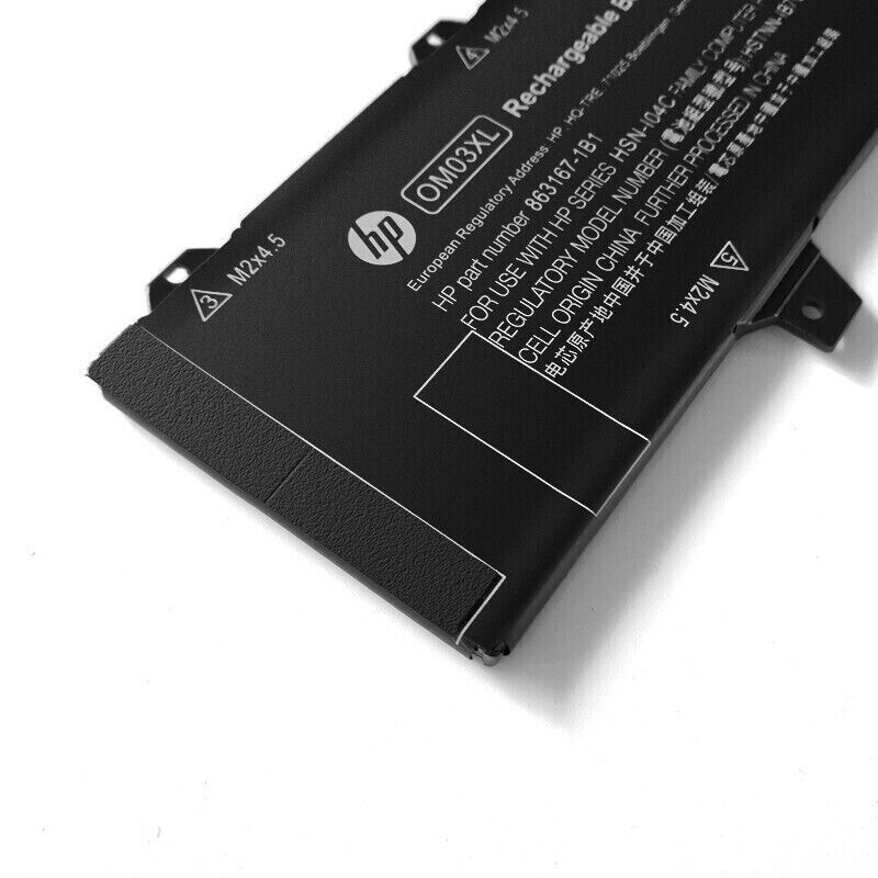 57WH Genuine OM03XL Battery For HP EliteBook X360 1030 G2 863167-1B1 863167-171