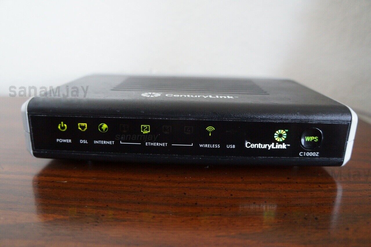 Centurylink Zyxel C1000Z VDSL2 DSL 4-Port Modem with Wireless Router