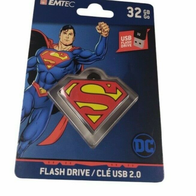 EMTEC - DC Comics WB USB 32GB Flash Drive  super man
