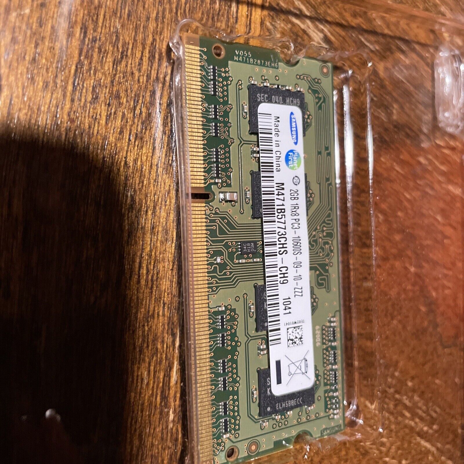 Samsung 2GB SODIMM RAM 1Rx8 PC3-10600S M471B5773DH0-CH9 