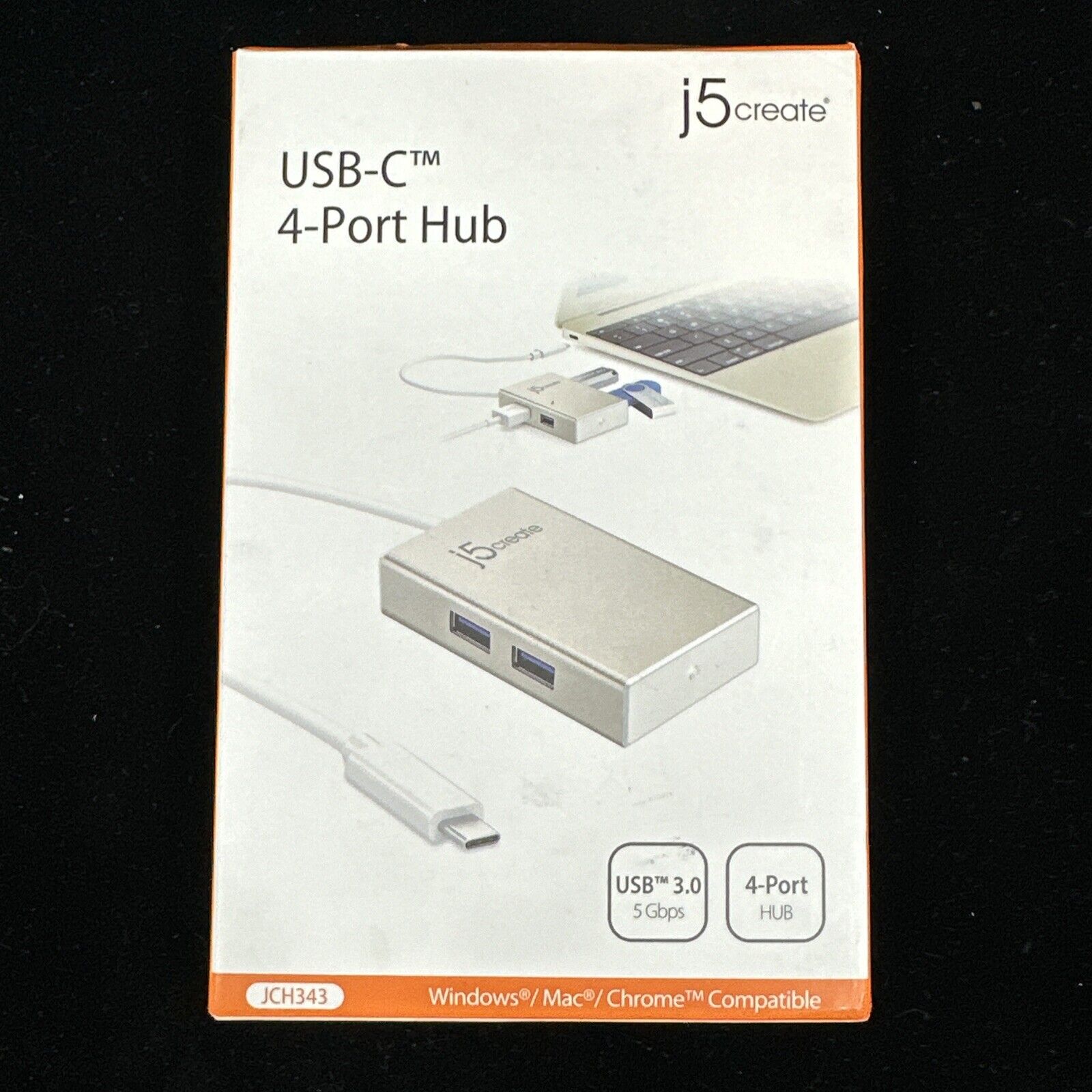 J5 CREATE USB-C™ 4-Port HUB USB 3.0 5Gbps