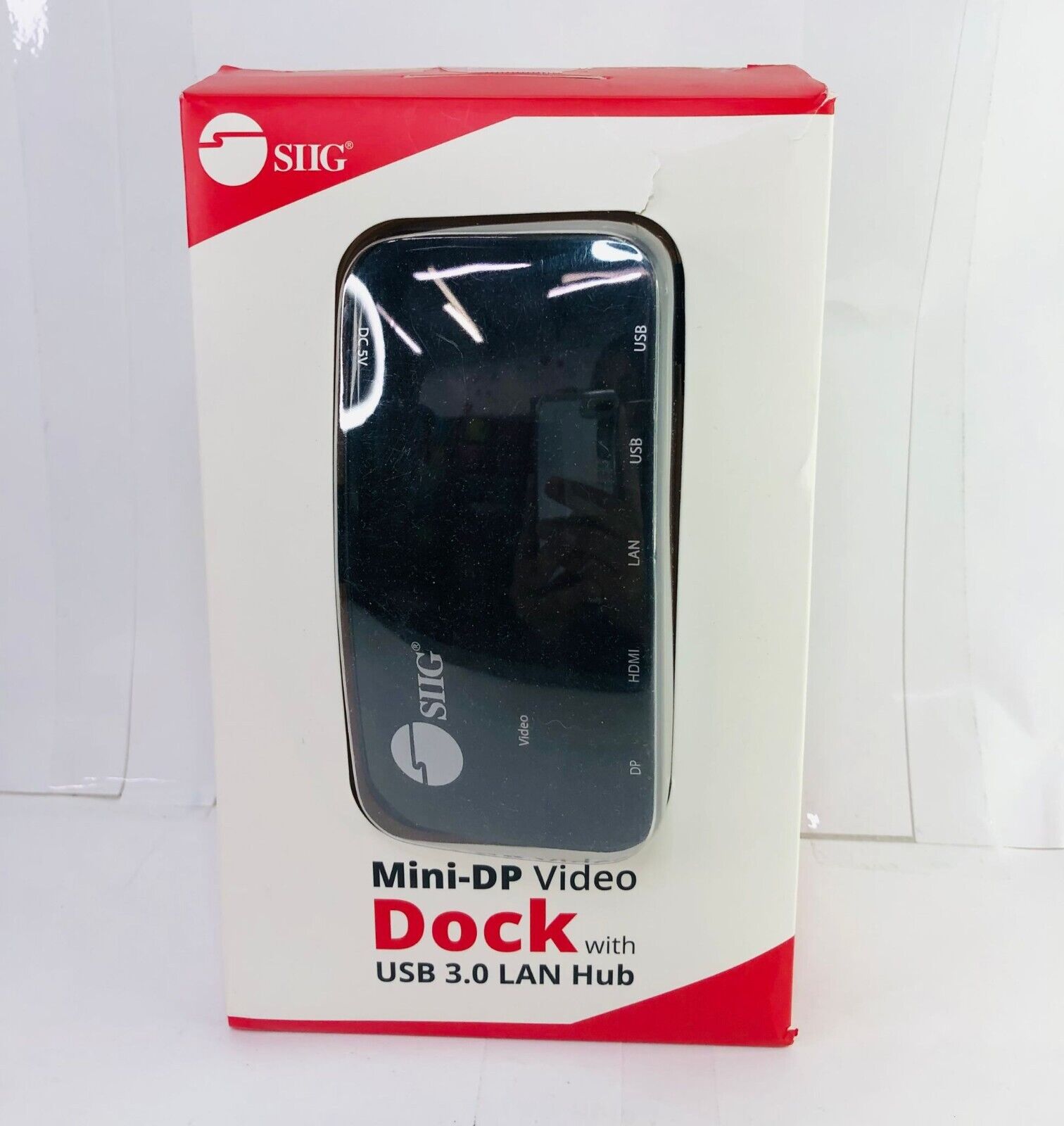 SIIG Mini DP Video Dock With USB 3.0 LAN Hub