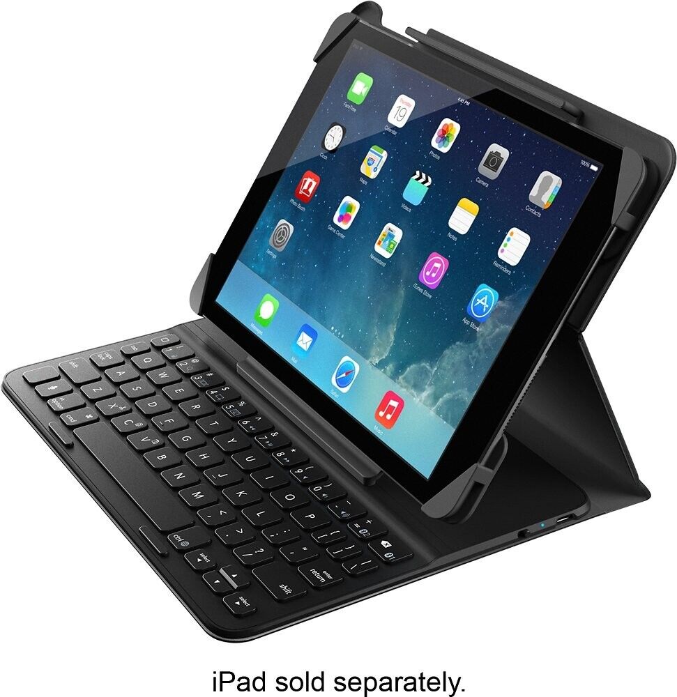Belkin QODE Ultimate Pro Keyboard Case for iPad Air & iPad Air 2 - Black F5L174