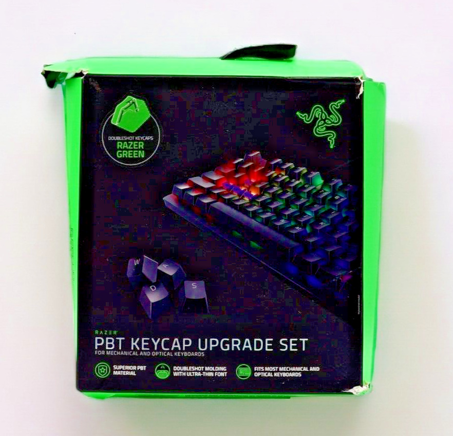 Razer Green Doubleshot PBT Keycap Upgrade Set for Mechanical & Optical Keyboards