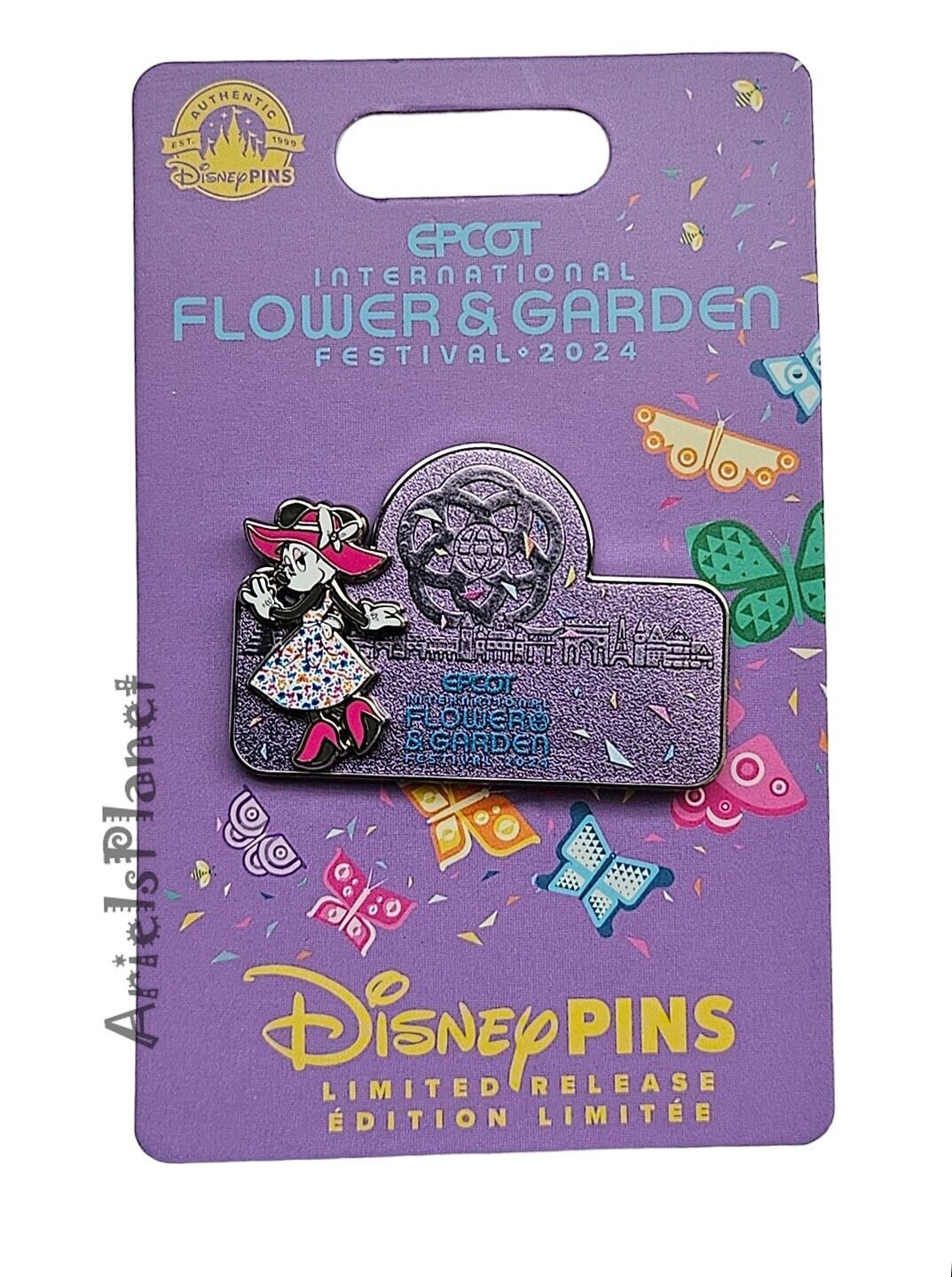 2024 Disney Parks Flower & Garden Festival Minnie Mouse Limited Release Pin
