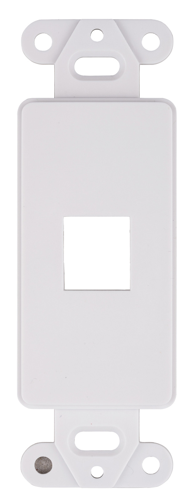 Decora Wall Plate Keystone Jack Insert Snap In Blank 1/2/3/4 Port White Pack Lot