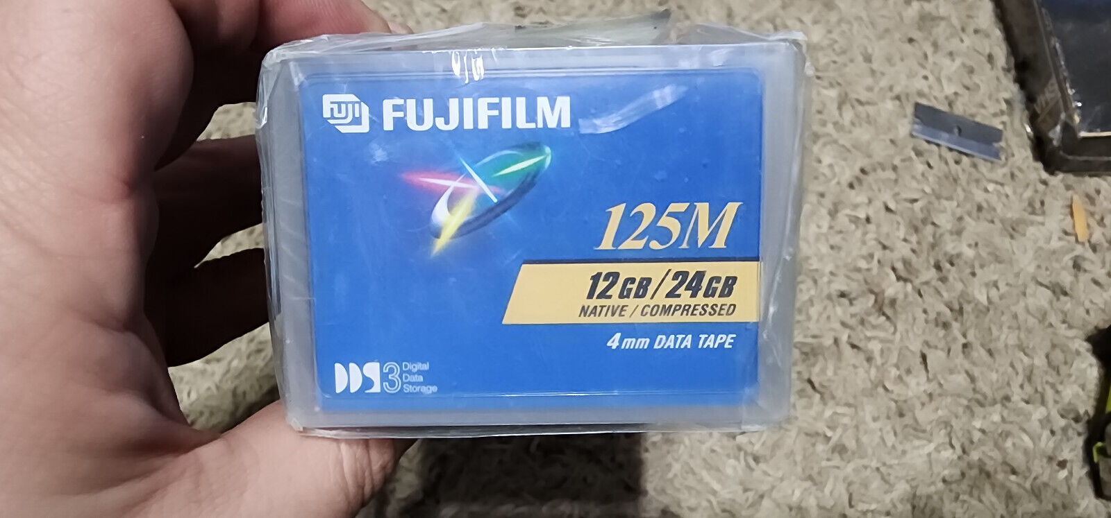 Lot of 6 New FujiFilm DDS-3 DAT 125M 4mm 12/24GB tape Data Cartridges