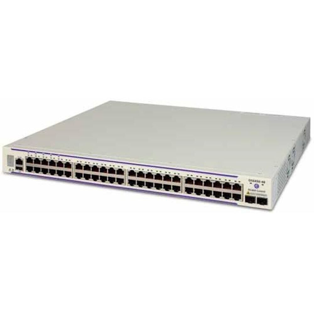 New Open Box Alcatel Lucent OS6450-P48-US 48x PoE+ RJ45 2x SFP+ Gigabit Switch