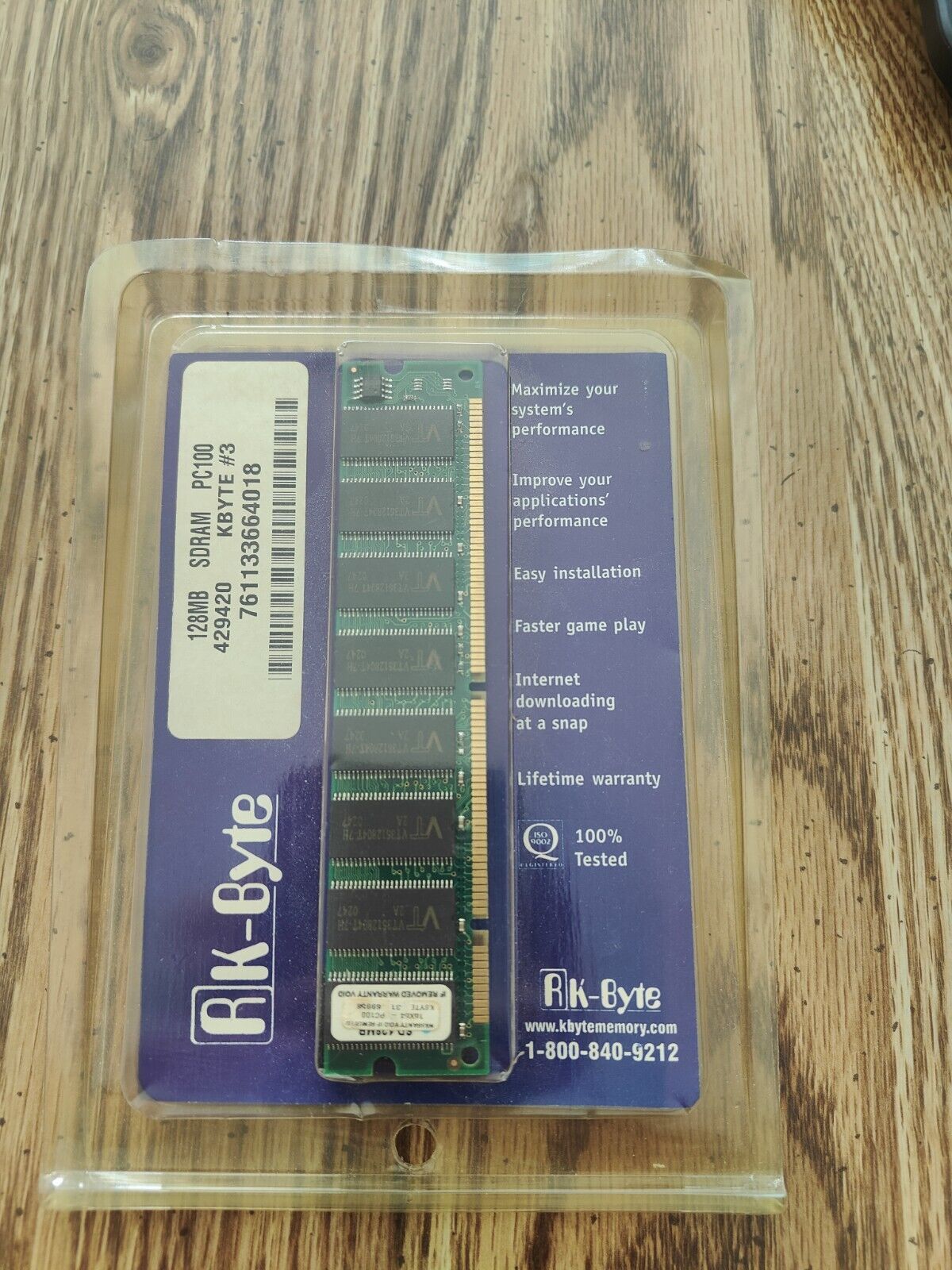 K-Byte INTERNAL RAM 128MB 32x64 PC100 SDRAM Upgrade Computer