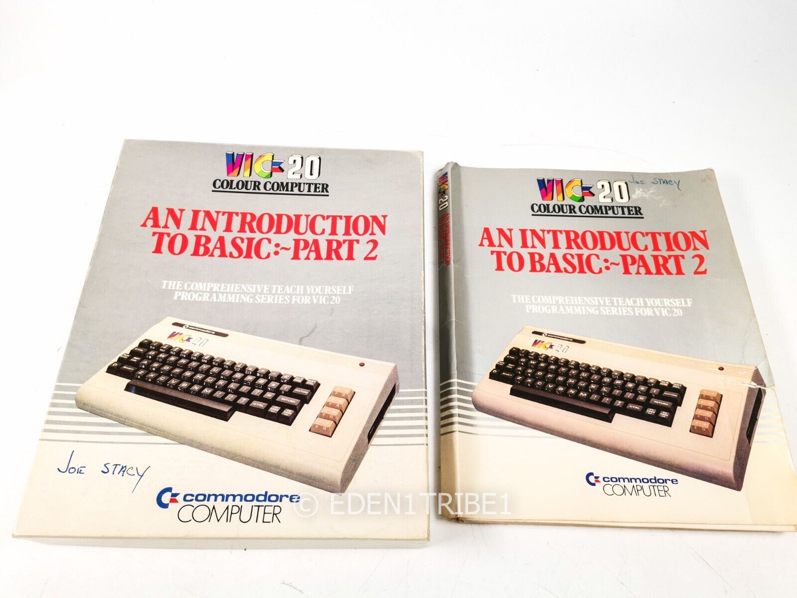 Vintage 1982 Commodore Vic-20 An Introduction to Basic Part 2 Book & Cassettes