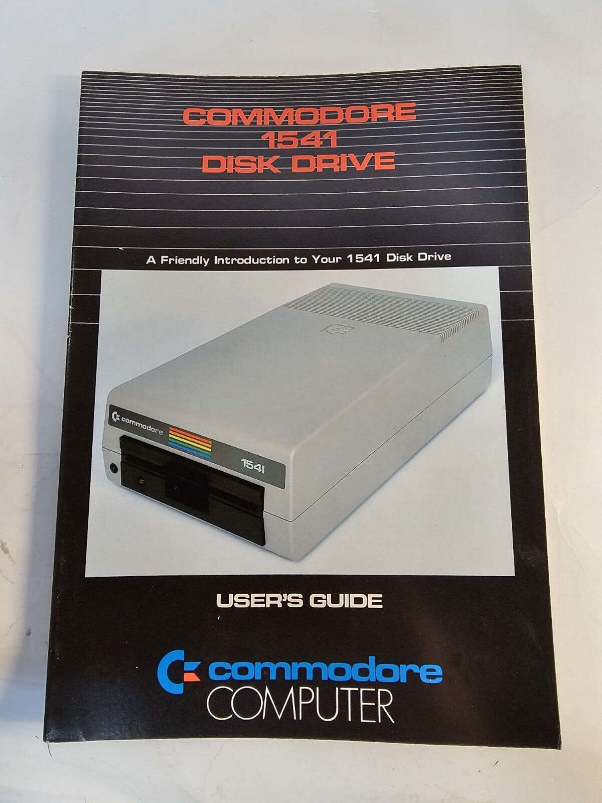 Commodore 1541 Disk Drive Computer User's Guide Manual Booklet Vintage 1982