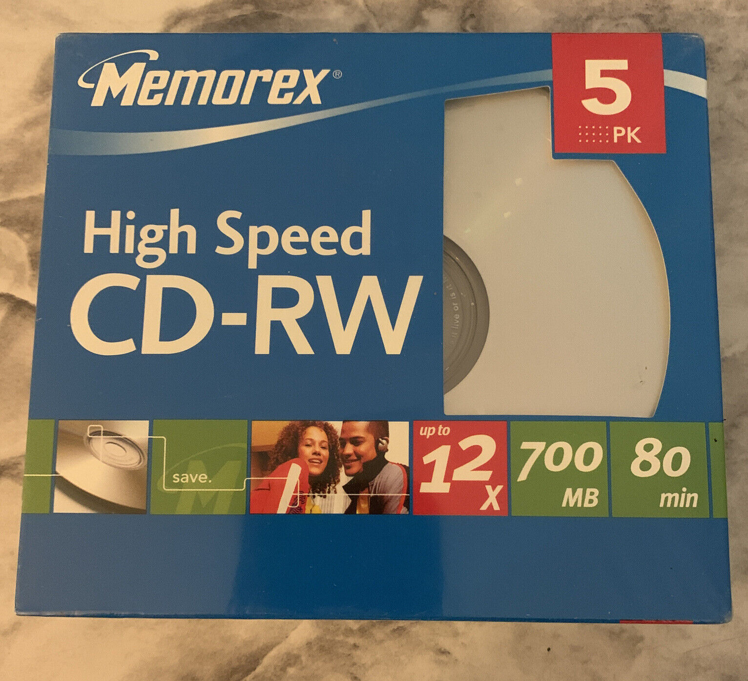 Memorex High Speed CD-RW 5 Pack