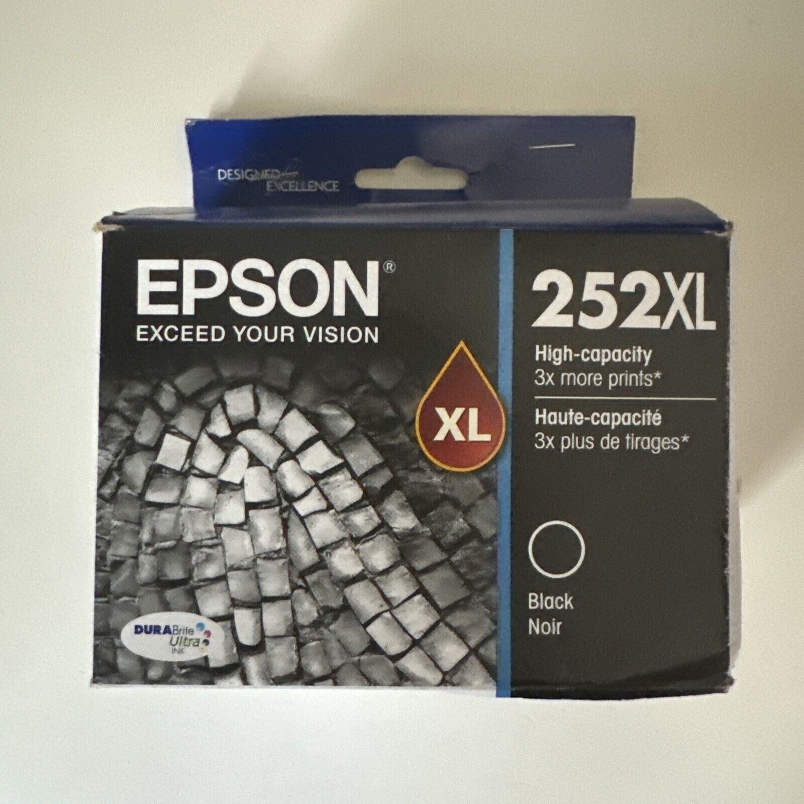 Epson 252XL Black High Yield Ink Genuine Brand New/Sealed 06/23