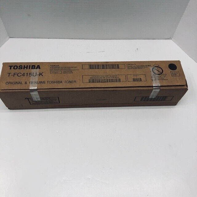 Toshiba T-FC415U-K Black Toner Cartridge TFC415UK Genuine Original OEM - NEW