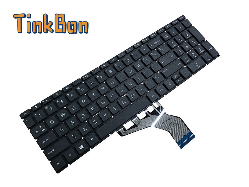 New For HP 17-by0085cl 17-by0086cl 17-by0088cl 17-by0012cl Laptop Keyboard Black