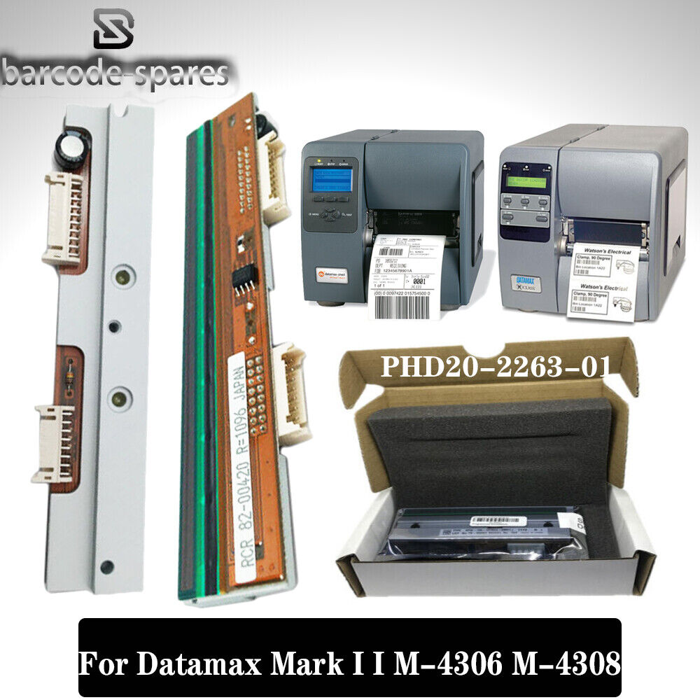 NEW 305dpi Printhead Pint Head For Datamax Mark I I M-4306 M-4308 PHD20-2263-01