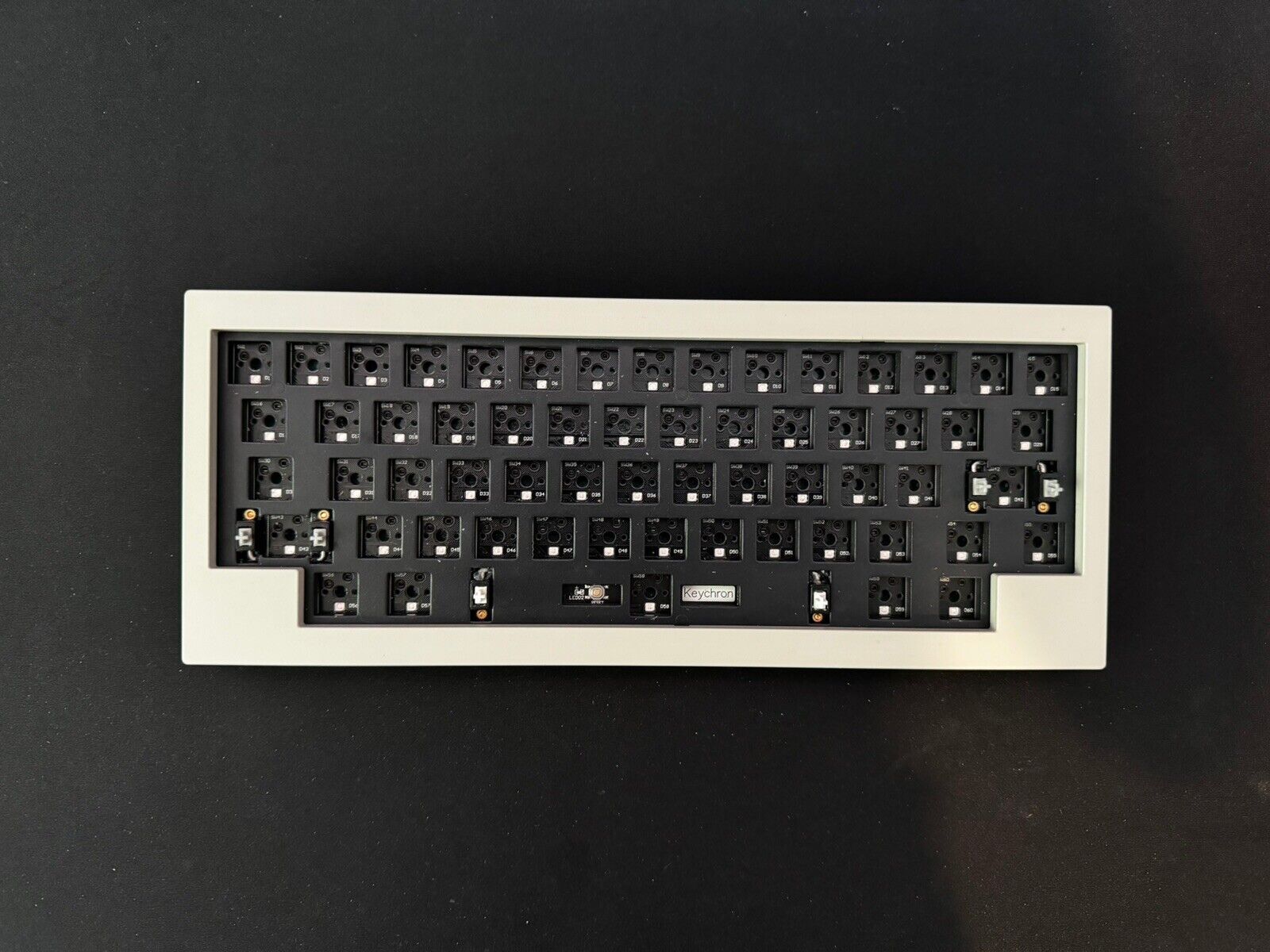 Keychron Q60 QMK HHKB Layout Barebones Mechanical Keyboard