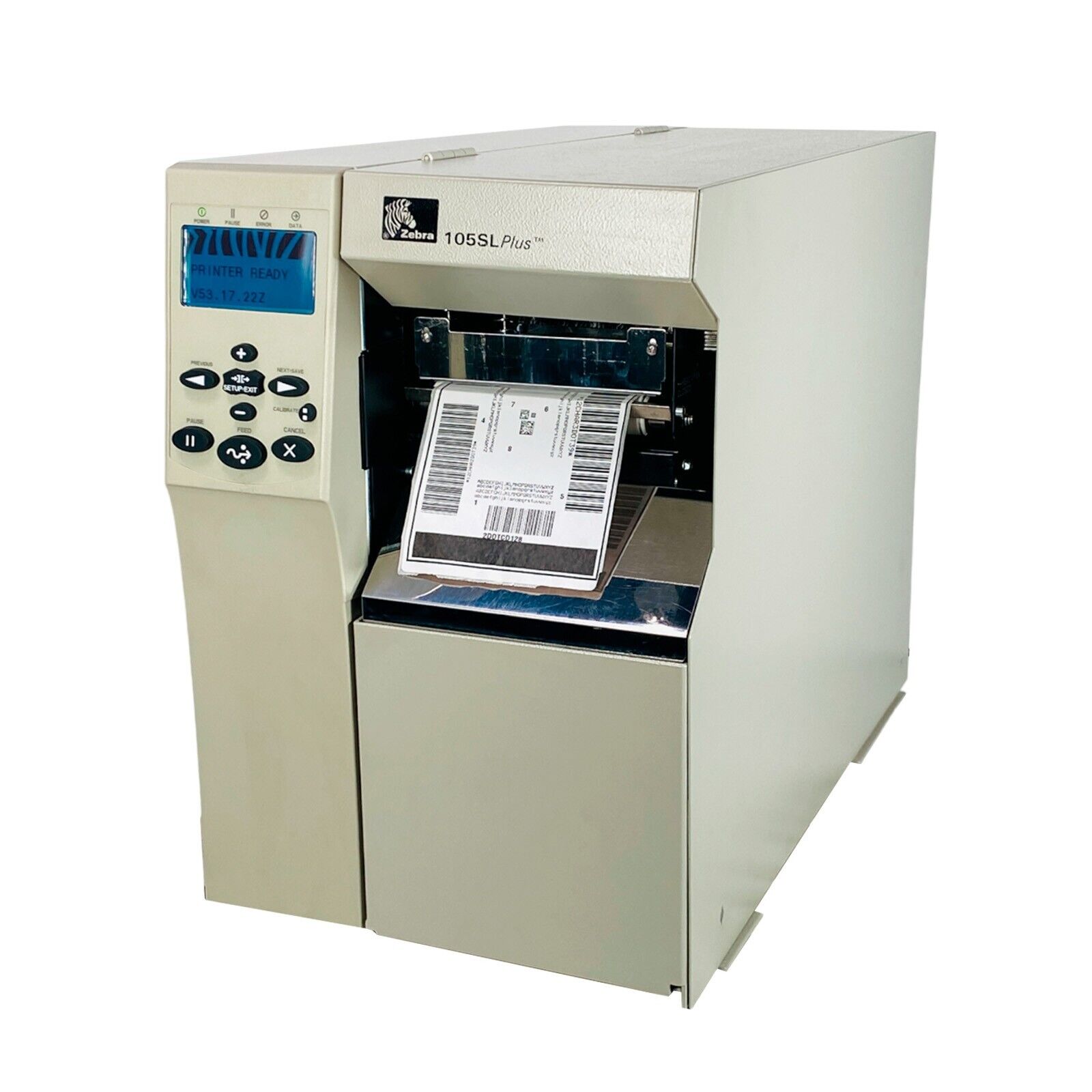 Zebra 105SL Plus 102-801-00000 Thermal Transfer Label Printer Zebra Firmware