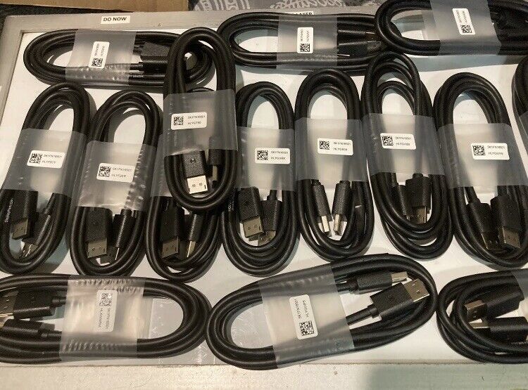 Lot of 15 OEM Dell Display Port Male/Male Cable 6ft 1.8m 5K1FN16501 DisplayPort