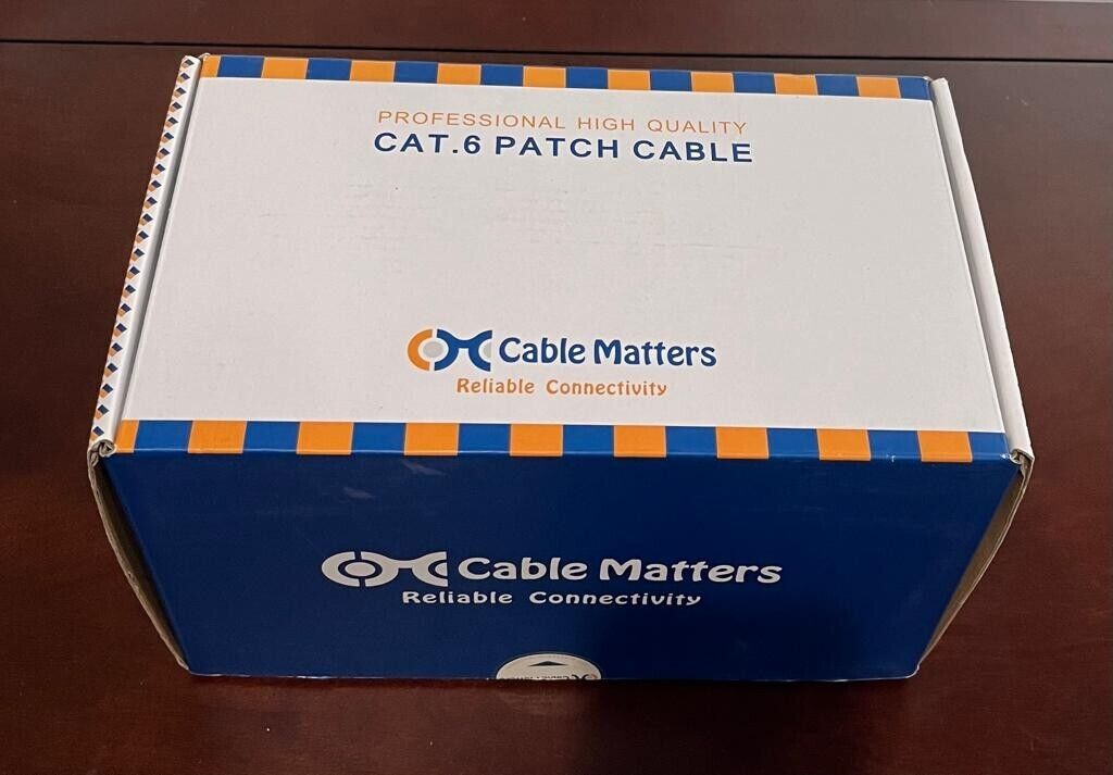 Cable Matters 10-Pack Snagless Cat 6 550MHz Ethernet Cable 10 ft