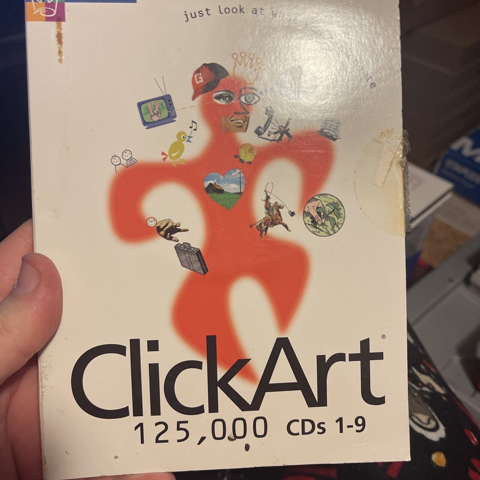 ClickArt Broderbund 125,000 CDs 1-9 Software Images Windows Clip Art Images
