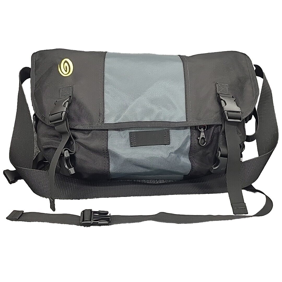 Timbuk2 Messenger Laptop Bag Black & Gray Padded 