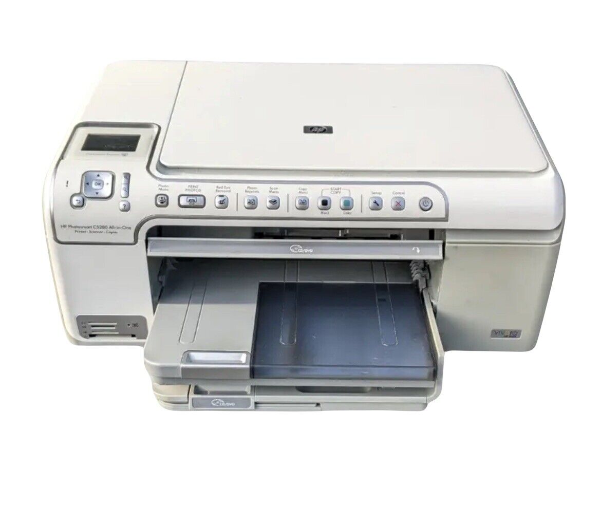 HP Photosmart C5280 All in One Printer Scanner Copier for Home Carriage Error.