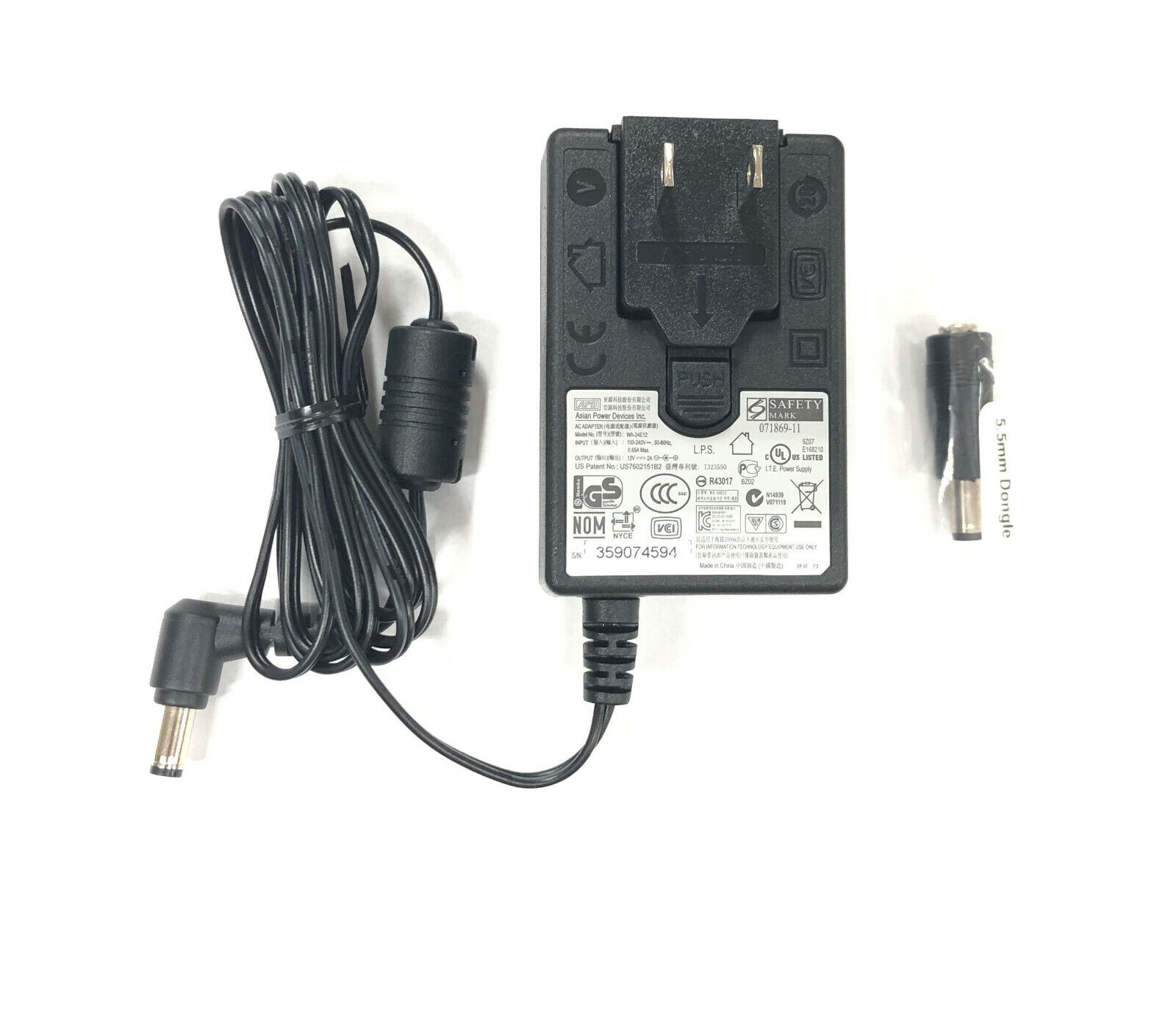 New Original ADP 12V AC Adapter For My Book Essential Edition 2.0 WD6400H1U-00