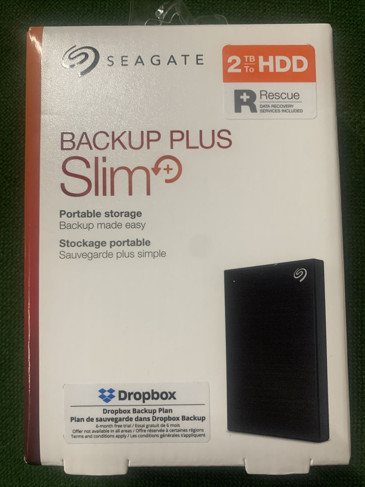 Seagate 2TB Backup Plus USB 3.0 External Hard Drive STHN2000400 (Black)