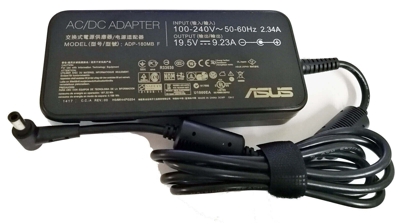 New 6.0*3.7mm Original 180W ADP-180TB H Charger Asus A20-180P1A AC Adapter