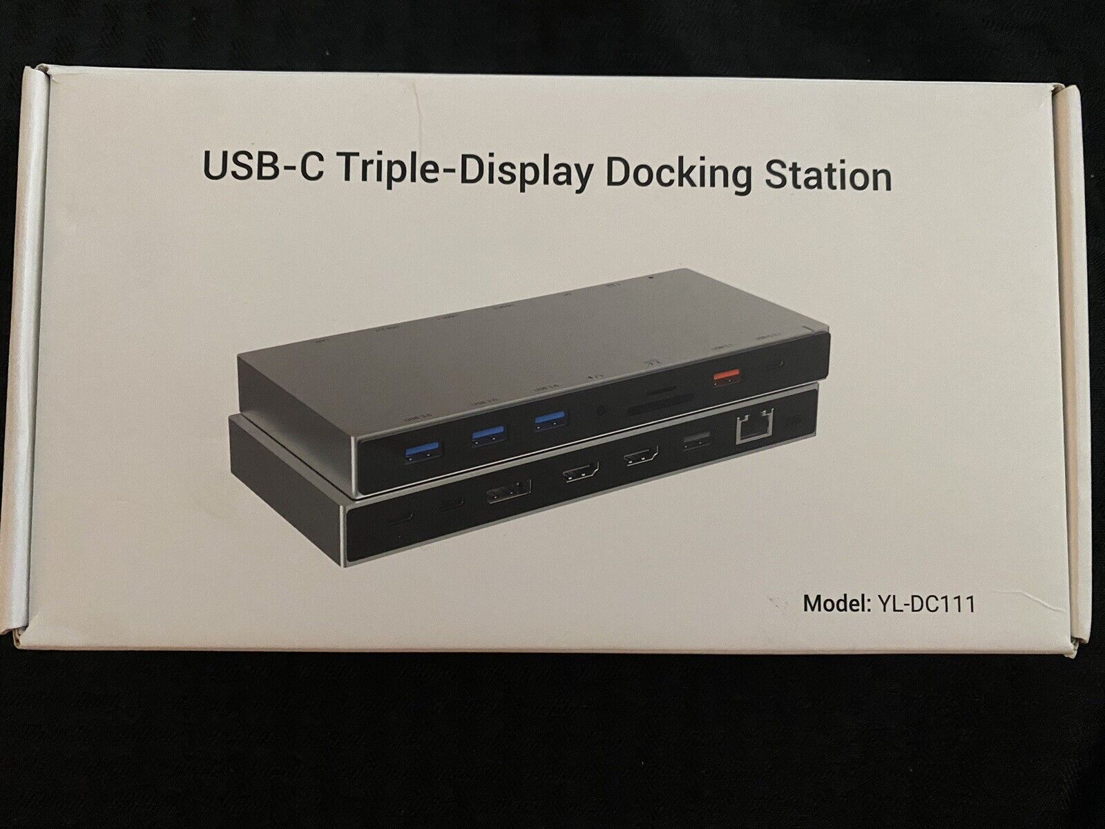 usb-c triple 4k display docking station
