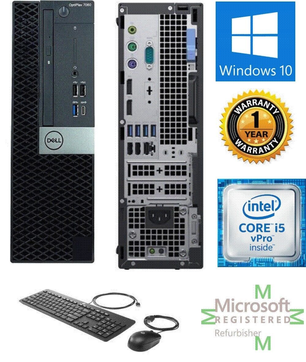 Dell Desktop 7060 PC SFF core i5 8400 32GB emmc 1TB + 1TB HD Win 10 Pro