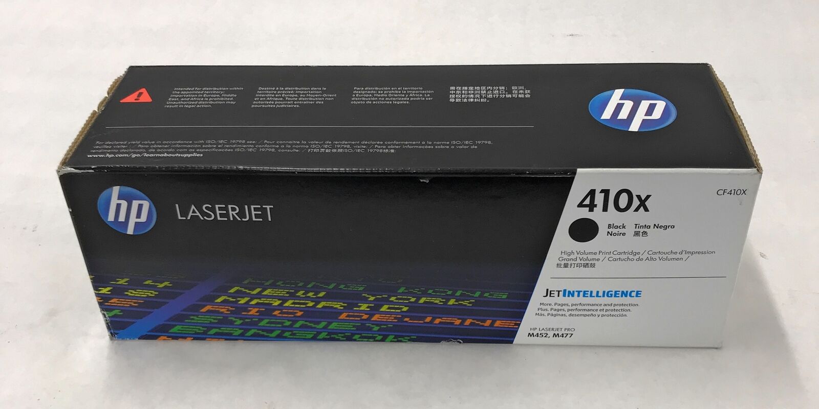 NEW Genuine HP 410X BLACK High Volume Print Cartridge CF410X OEM SEALED