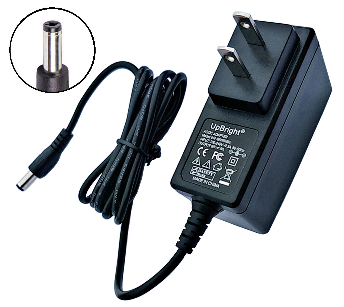 AC Adapter or Car Charger For Boriwat R7 Pro Shiatsu Rotating Neck Back Massage