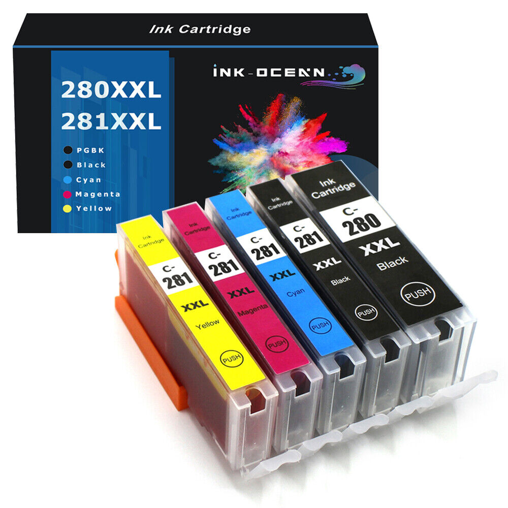 XXL PGI-280 CLI-281 Printer Ink for Canon Pixma TS6320 TR8620A TR8622A TS702 LOT