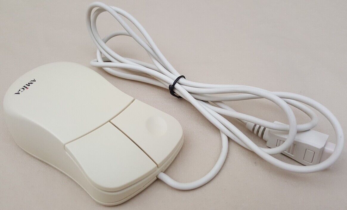 2-Button 9pin Mouse for Commodore Amiga 500 600 1200 2000 2000HD 2500 3000 4000
