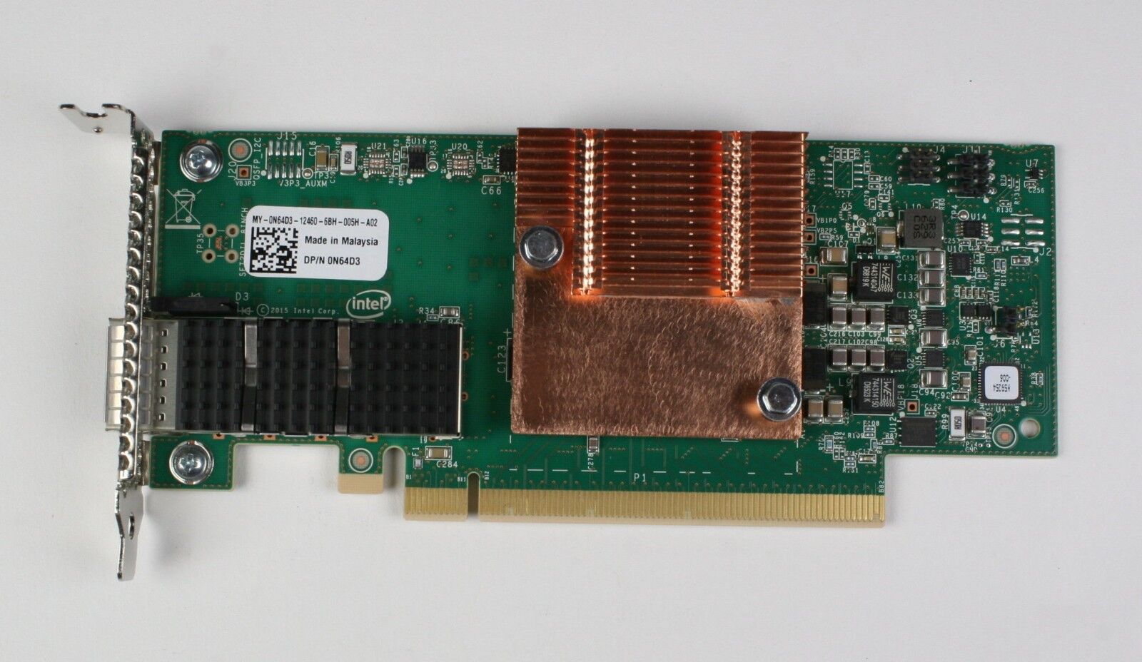  Dell/Intel® N64D3 100 Gb/s single port host fabric interface 100HFA016 PCIe x16
