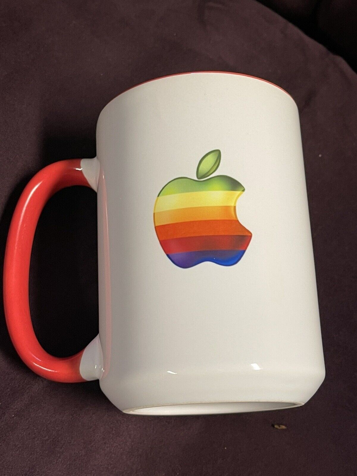 Colorful Apple logo mug 15 oz printed Apple Computer