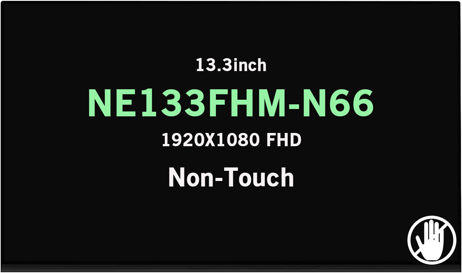 New 13.3in NE133FHM-N66 NE133FHM N66 LCD FHD 30Pins Non-Touch Screen Display