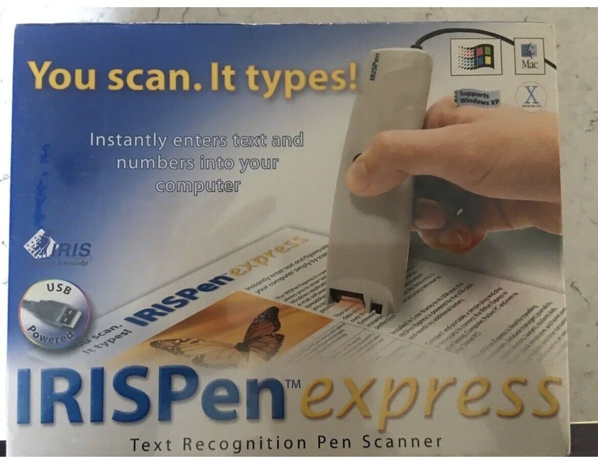 New IrisPen Express Instantly Enters Text Into Your Computer Hand Held Scanner